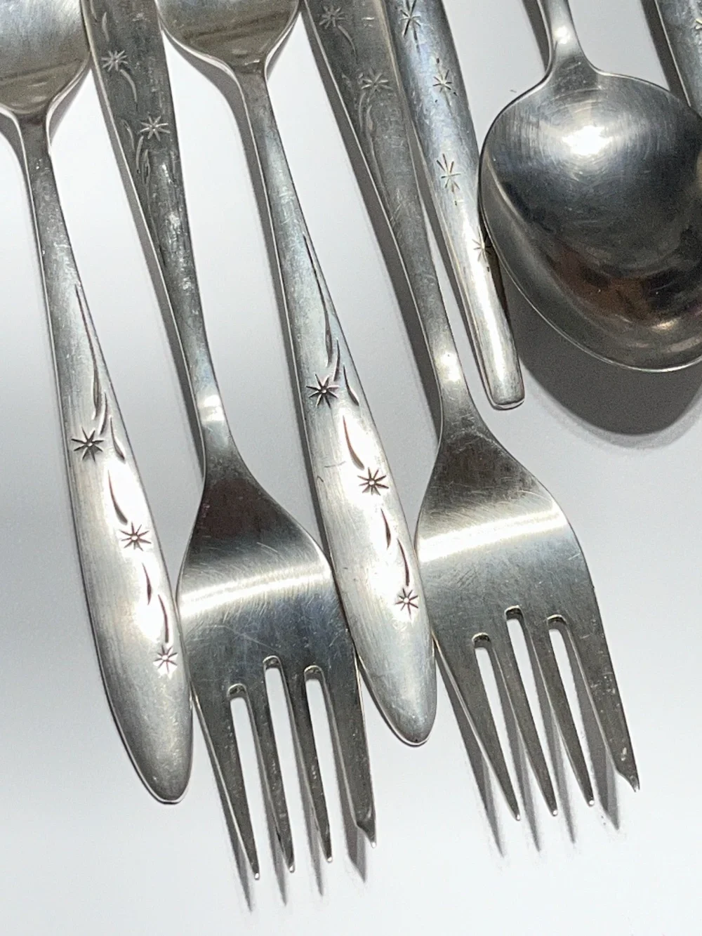Sterling Silver Lot Good or Scrap 1014g Gorham Celeste & Stardust Flatware